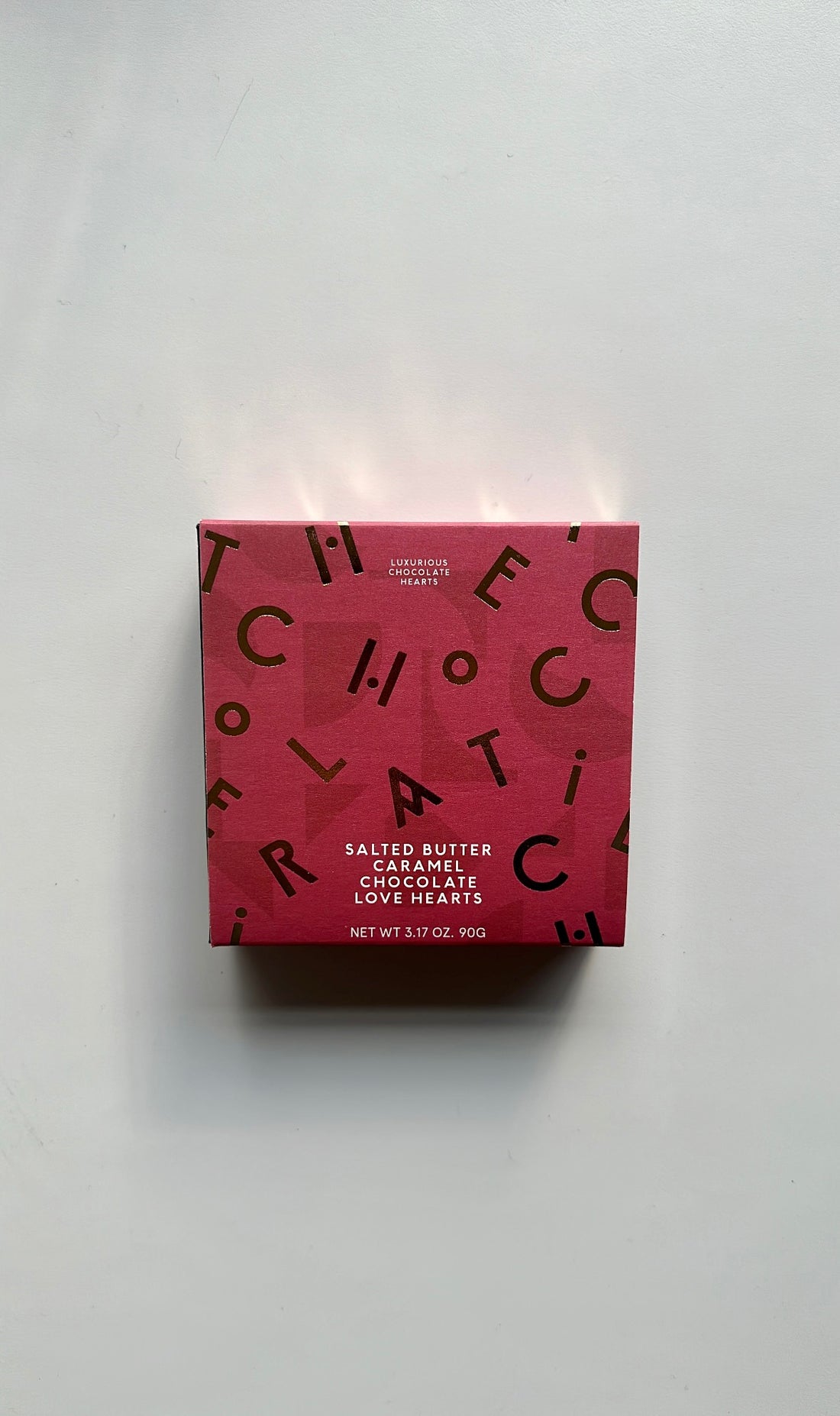 Salted Butter Caramel Chocolate Love Hearts