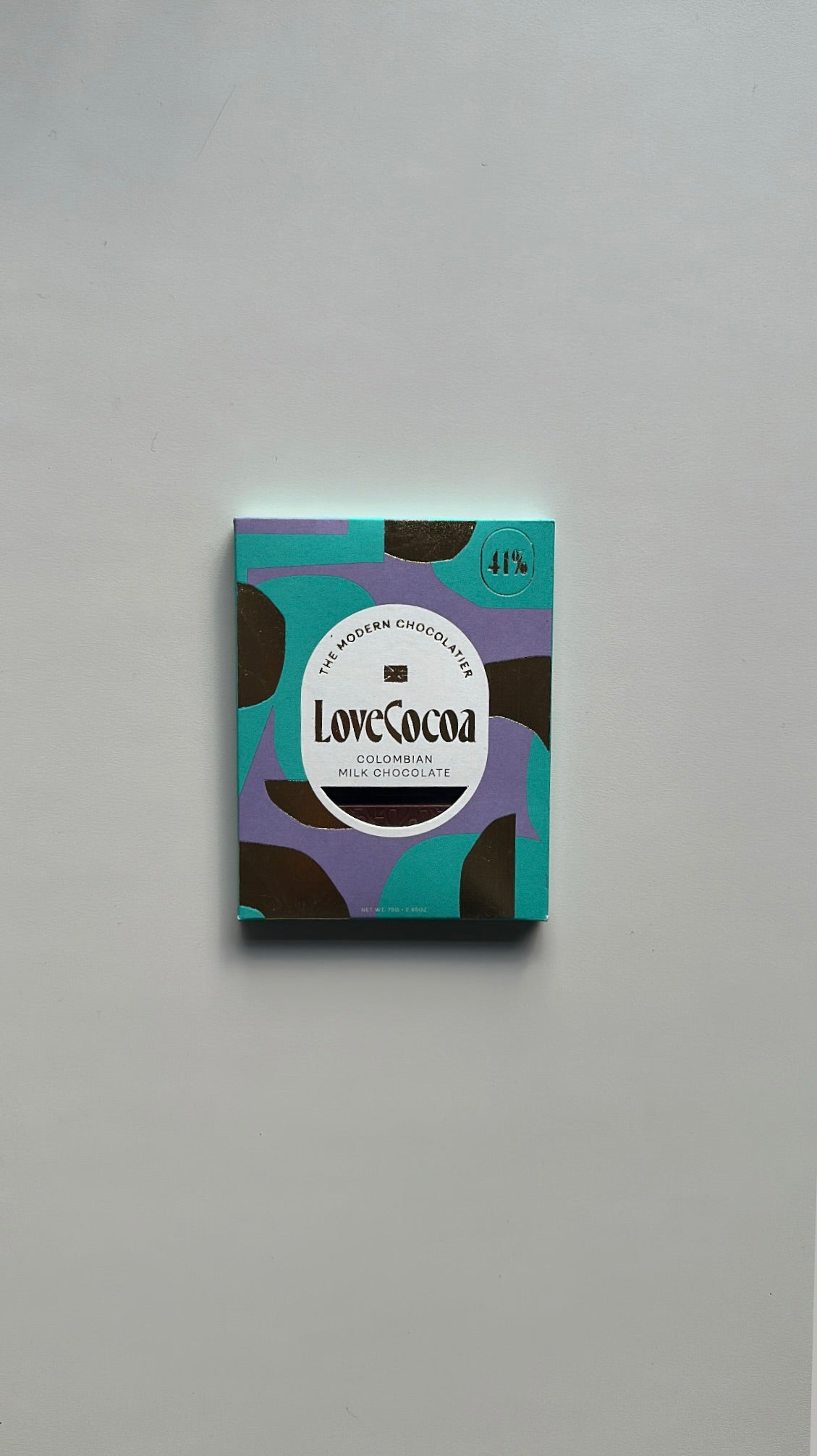 Colombian Single Origin 41% Milk Chocolate Bar